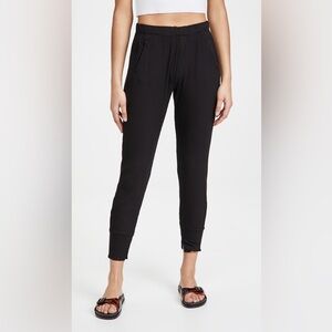 Enza Costa Viscose Rib Split Cuff Jogger Pants